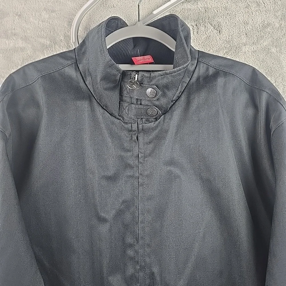 Jordan Retro Jacket Mens Size 3XL Subdued Air Jordan Logo Track Collar Snaps Y2K